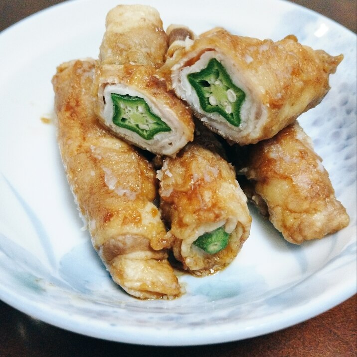 オクラの肉巻き